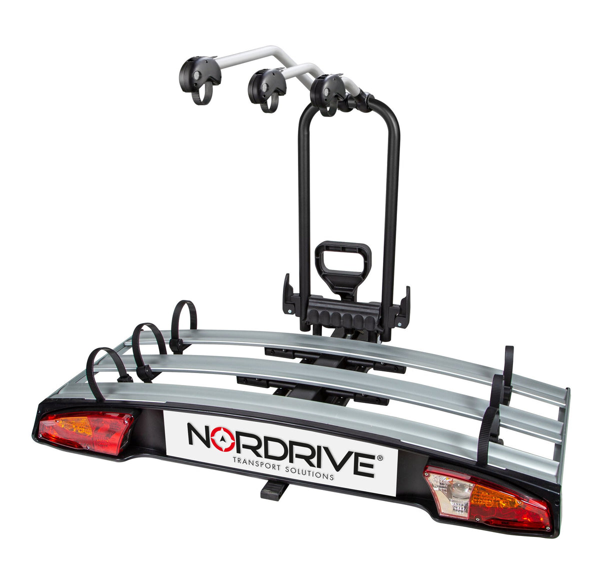 Nordrive Wave 3, portabiciclette per gancio traino - 3 bici N50416