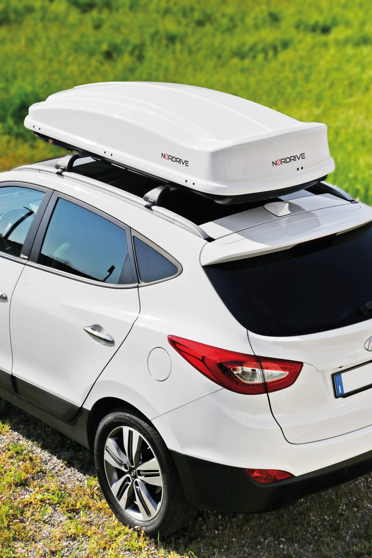 Nordrive Box 530, box tetto in ABS, 530 litri - Bianco lucido N60023