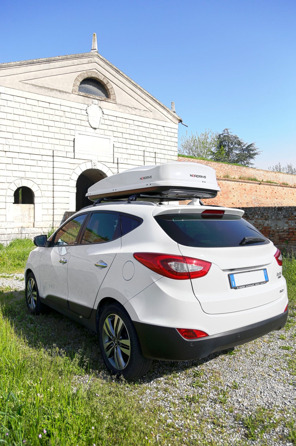 Nordrive Box 530, box tetto in ABS, 530 litri - Bianco lucido N60023