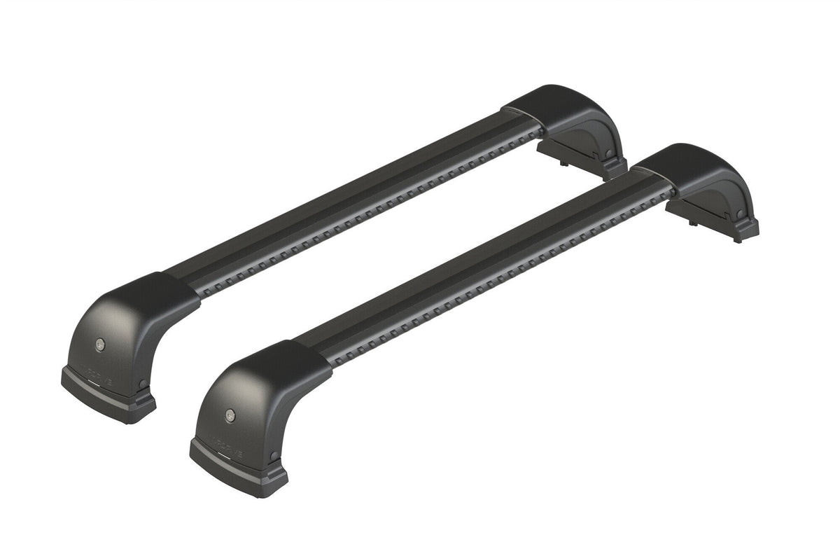 Nordrive Silenzio CX Black, set completo barre portatutto in alluminio - 94 cm + 94 cm - Origine RF - C175 NK175TB0707