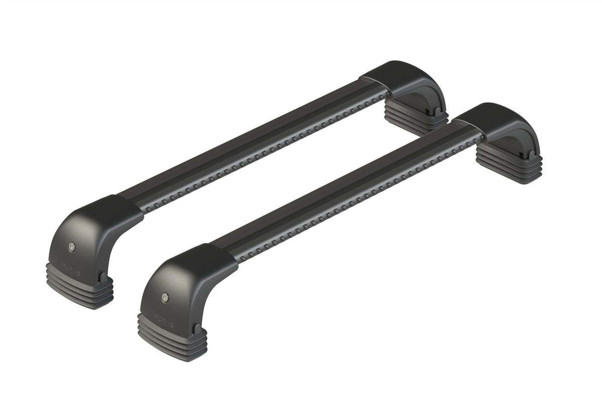 Nordrive Silenzio CX Black, set completo barre portatutto in alluminio - 94 cm + 104 cm - Origine RF - C020 NK020TB0709