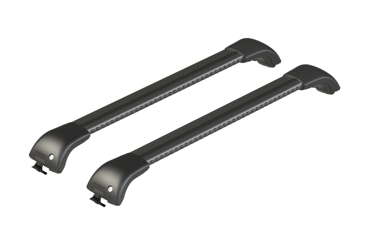 Nordrive Silenzio CX Black, set completo barre portatutto in alluminio - 99 cm + 89 cm - Origine RL - C410 NK410RB0806