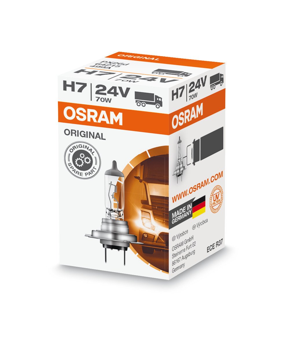 Osram Lampadina 24V Original Line - H7 - 70W - PX26d - 1 pz - Scatola