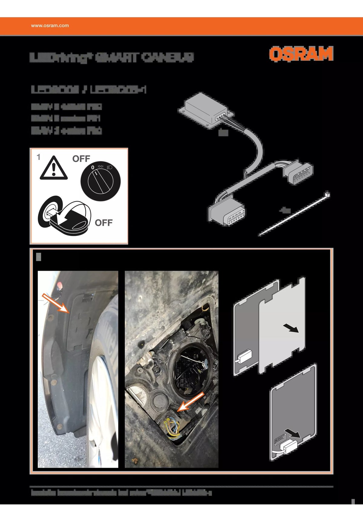 Osram LEDriving SMART CANBUS - 12V - H7, 12W, BMW