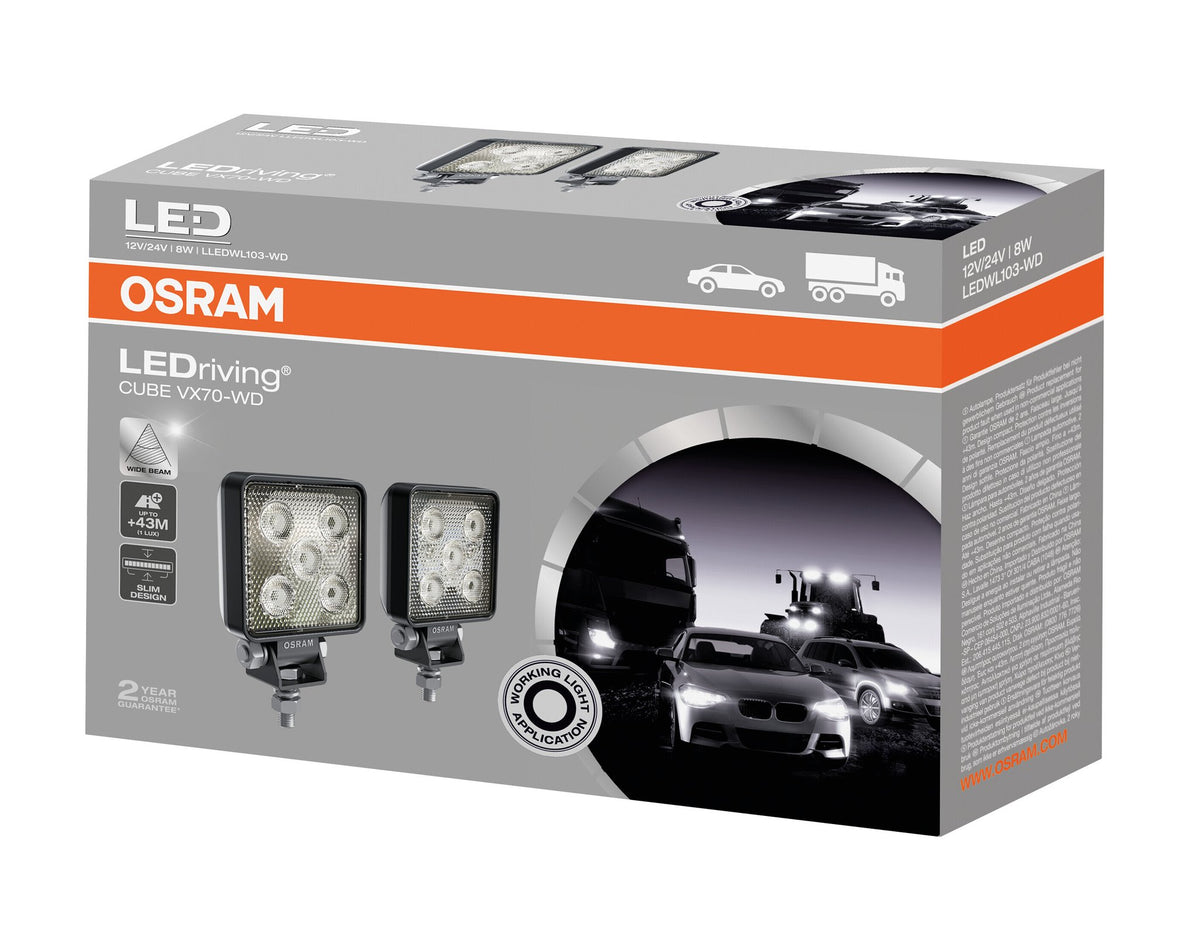 Osram Lampadina LEDriving Cube VX70-WD - 12/24V