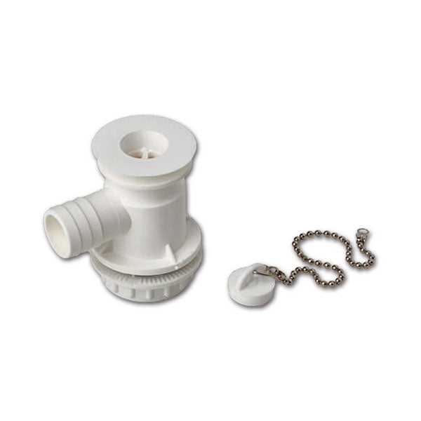 Desagüe de 50 mm de diámetro con sifón y desagüe simple PIL622