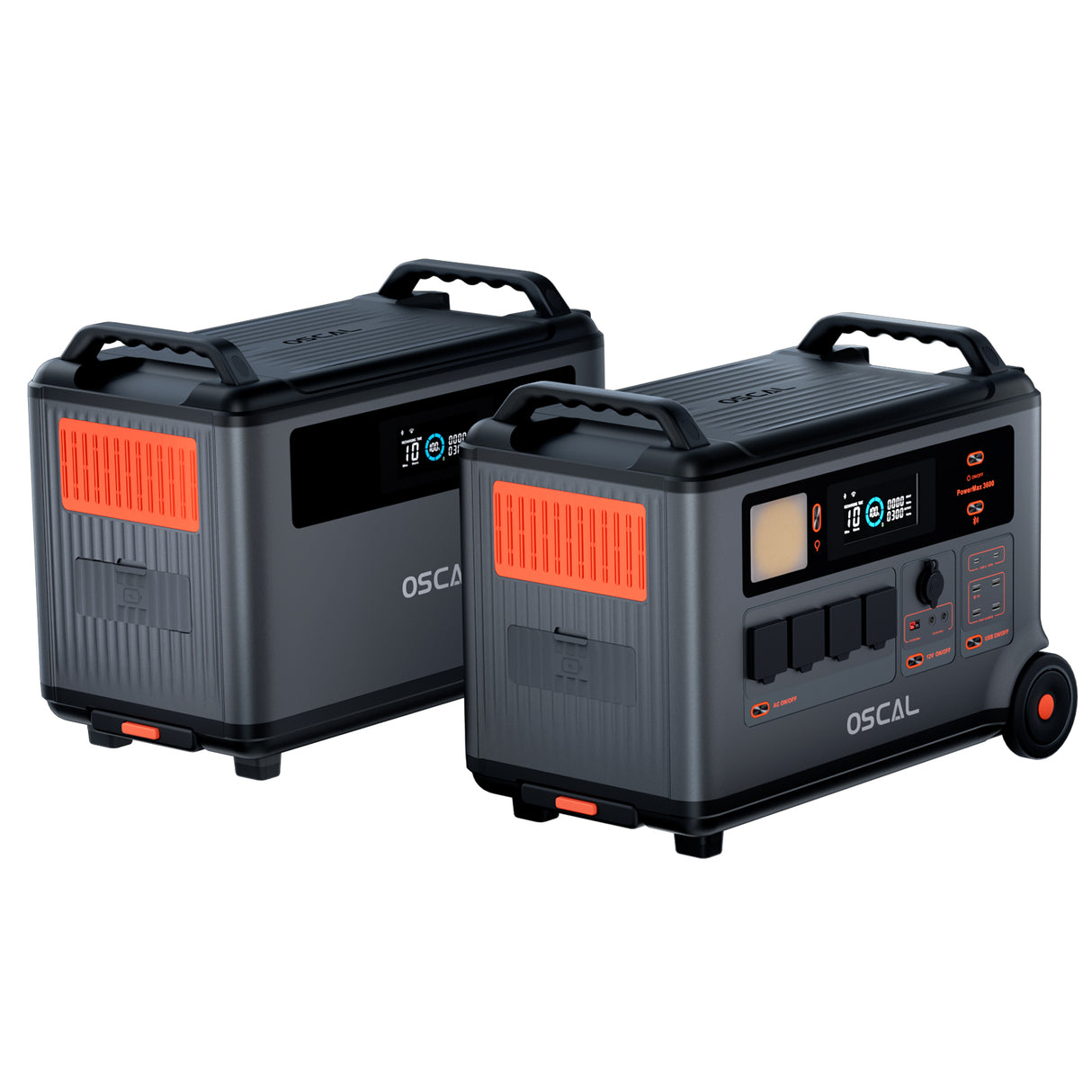 OSCAL PM3600 – Stazione di Energia Portatile 3600 Wh | 3000 W con UPS e Batteria LiFePO4