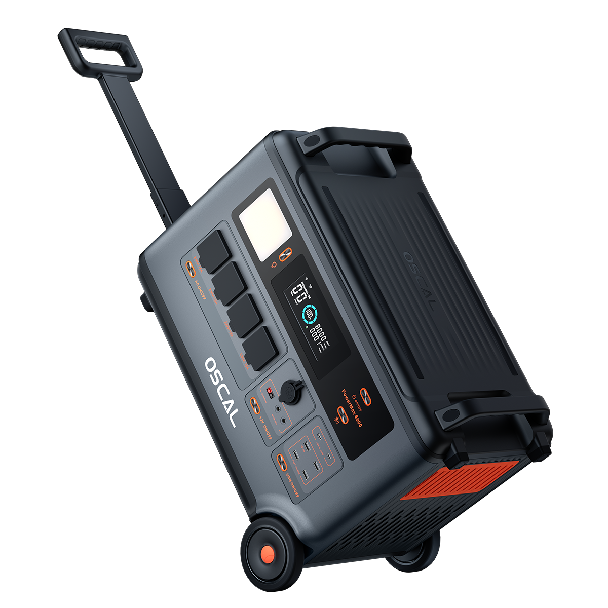 OSCAL PowerMax 6000 – Power Station Professionale LiFePO4 con Inverter Puro