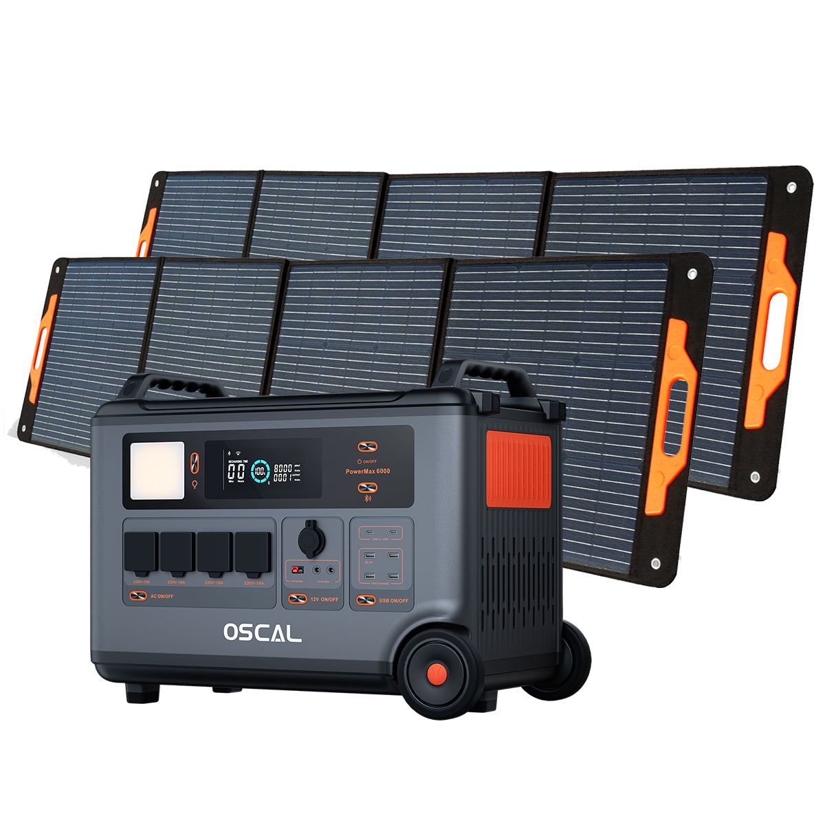 OSCAL PowerMax 6000 – Power Station Professionale LiFePO4 con Inverter Puro