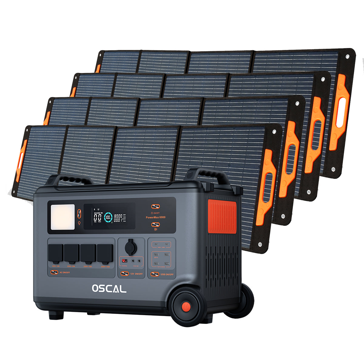 OSCAL PowerMax 6000 – Power Station Professionale LiFePO4 con Inverter Puro