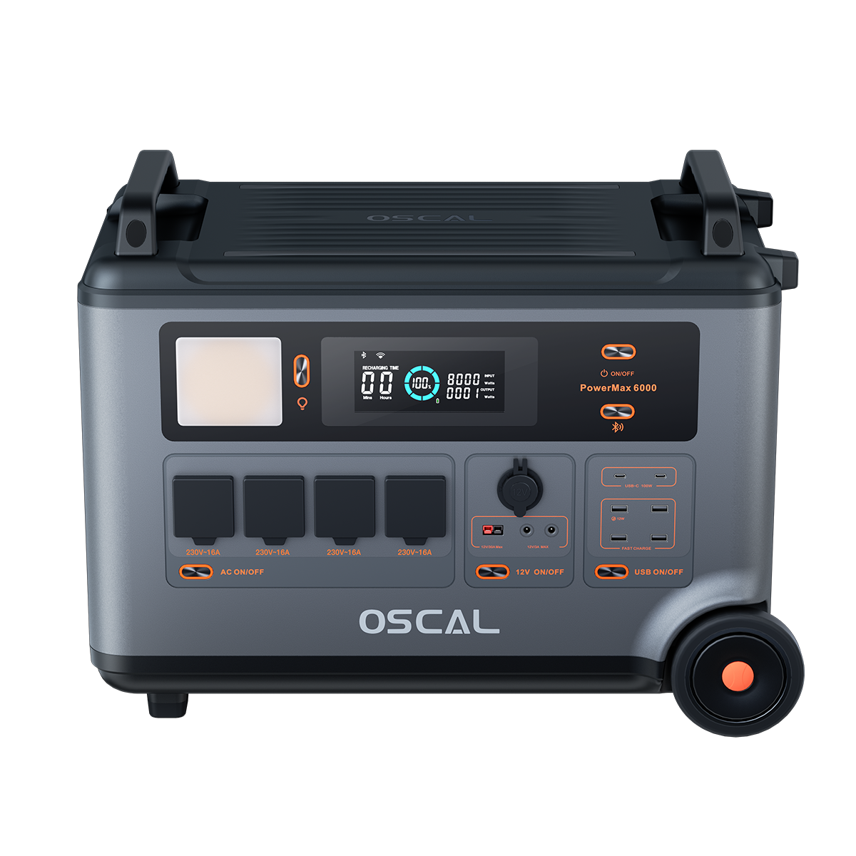 OSCAL PowerMax 6000 – Power Station Professionale LiFePO4 con Inverter Puro