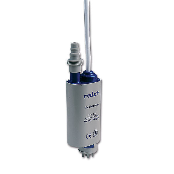 Pompa ad Immersione 12V 12 Litri/Minuto Con Valvola per Camper PMP312