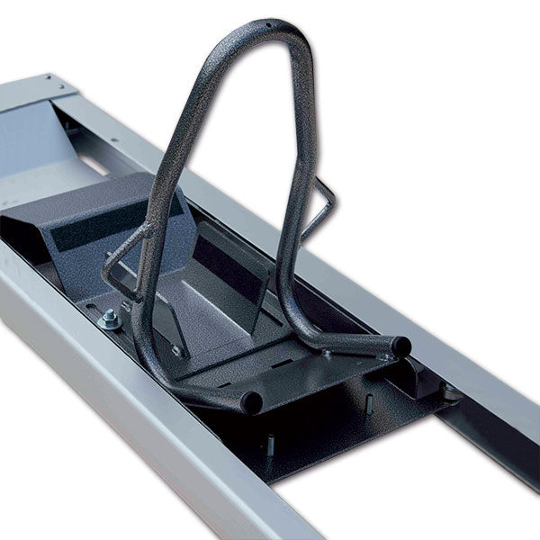 Wohnmobil-Motorradträger mit PRATICO REMOVE PMT303 Motorradlader