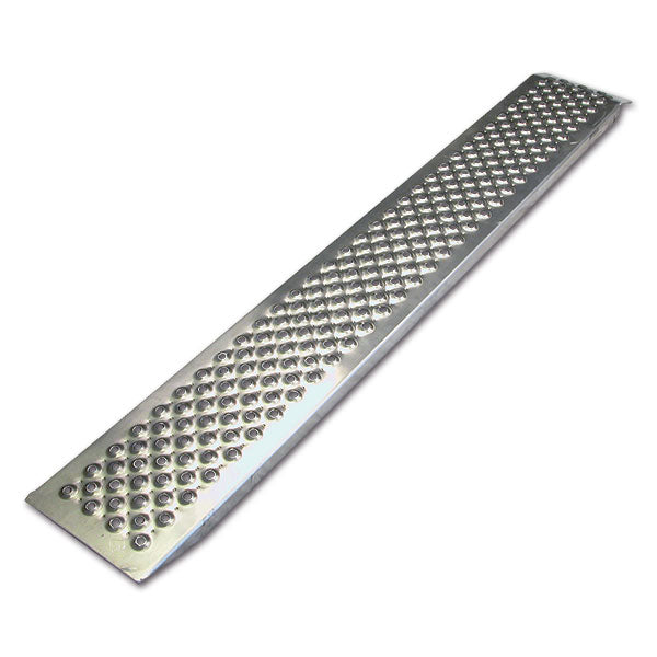 Carpoint Rampa moto in Acciaio con fori 150x21 cm Argento 8711293400324