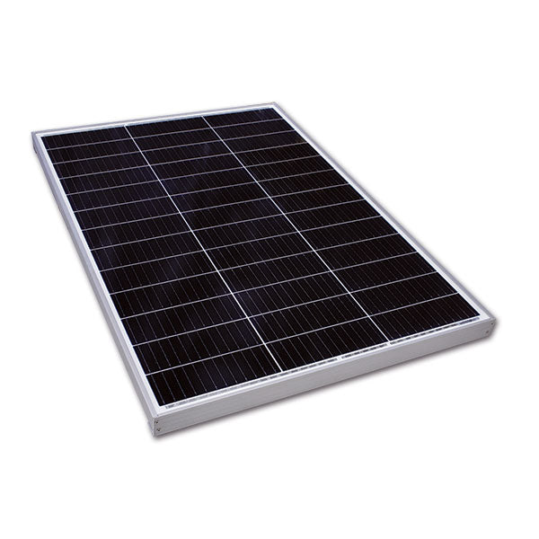 Panel solar monocristalino ExtraSun de 130 W para autocaravanas (670 x 980 x 44 mm)