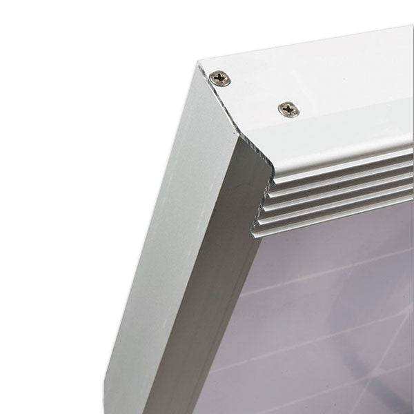 Antarion Kit Pannello Solare Camper monocristallino 160 W + regolatore 1 batteria 1368 x 585 x 60 mm