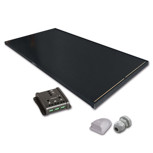 Kit de panel solar ExtraSUN 300W negro para autocaravanas y furgonetas con PWM