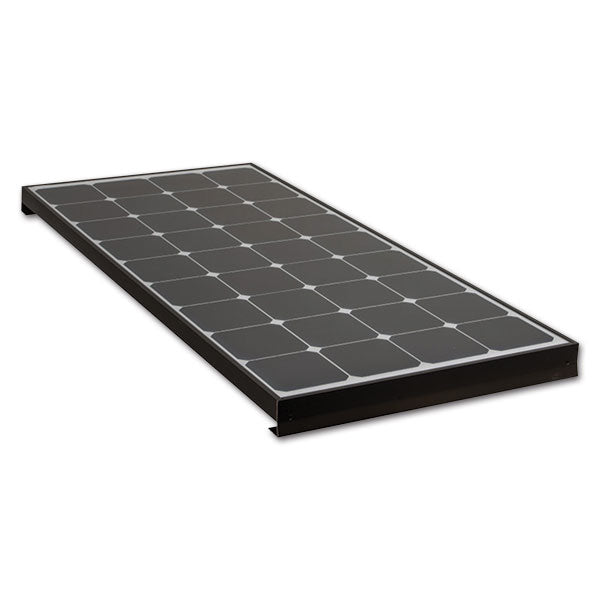 Panel solar Antarion para autocaravanas y furgonetas, color negro, 120 vatios, 1080 x 540 x 60 mm