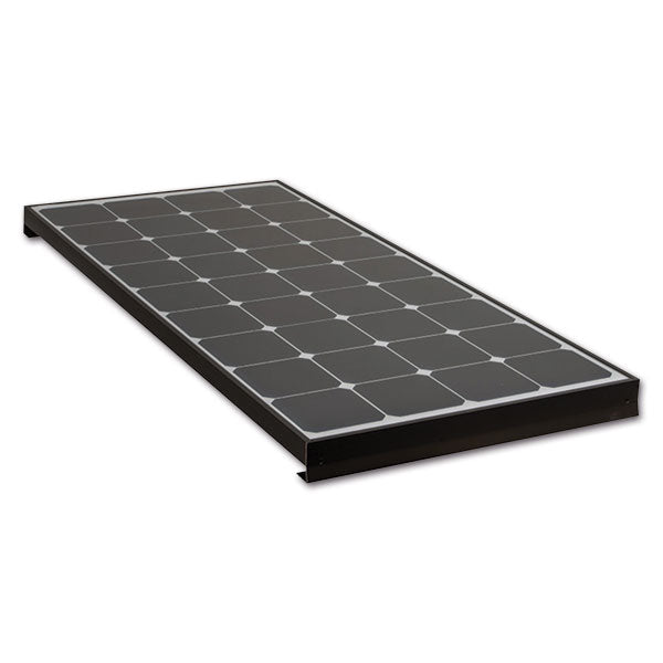 Panel solar Antarion para autocaravanas y furgonetas, color negro, 170 vatios, 1465 x 540 x 60 mm
