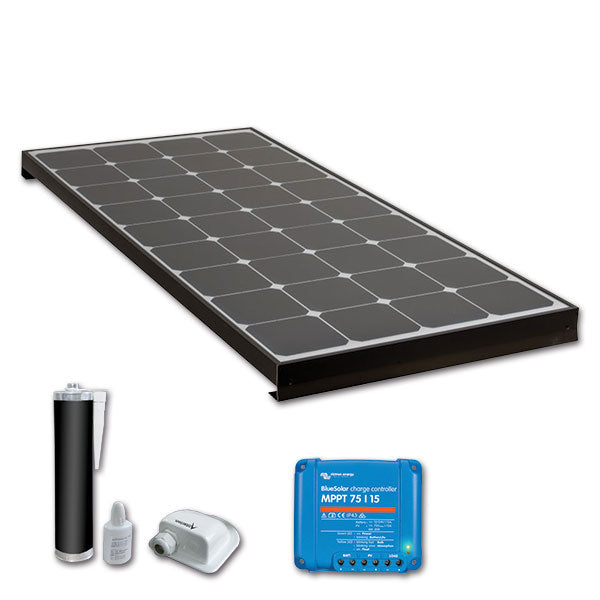 Antarion Solar Panel Camper and Van BB 220 W + MPPT Regulator 1340 x 808 x 60 mm