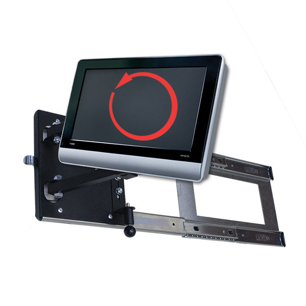 Soporte lateral extensible para TV LCD Hafele para autocaravanas y caravanas