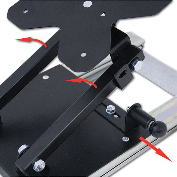 Hafele Extendable Side Mount LCD TV Bracket for Camper and Caravan