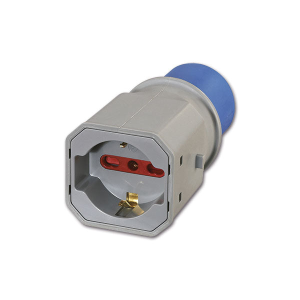 Adaptador de enchufe CEE y toma Schuko PRB01S