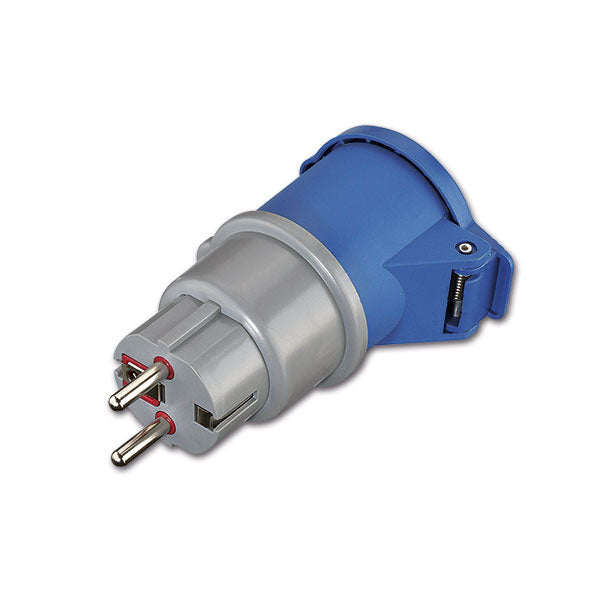 CEE socket adapter Schuko plug PRB03F