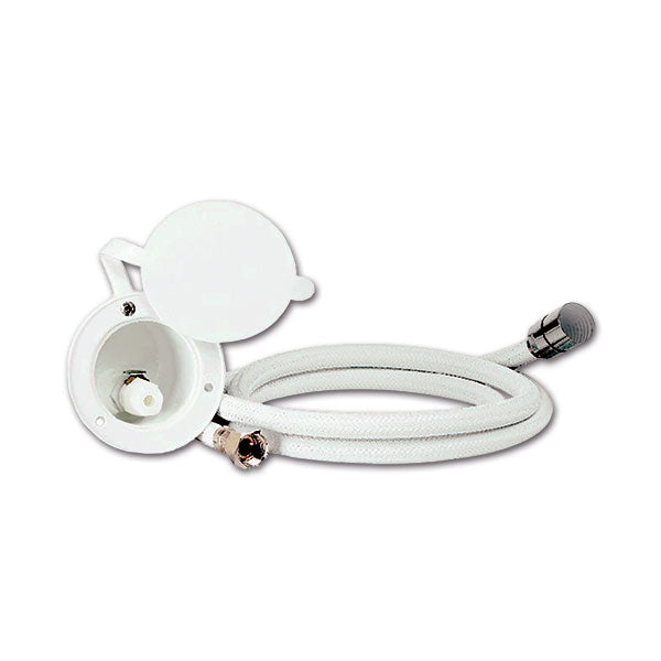 External water intake with flexible hose and quick coupling PRE100