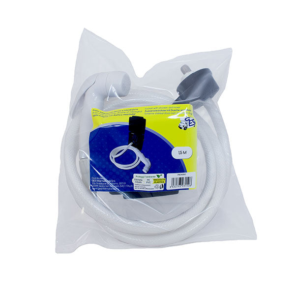 Doccia esterna nera attacco rapido 150 cm sacchetto PRE140NS