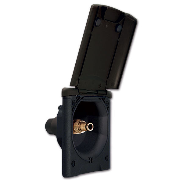 Presa carico acqua con pressostato - nero PRE238N