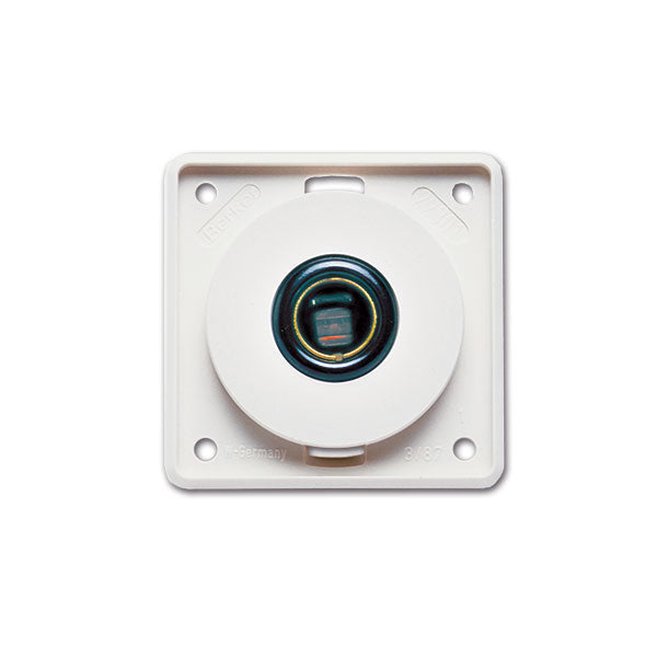 White DIN 12 Volt Berker socket PRS4506B