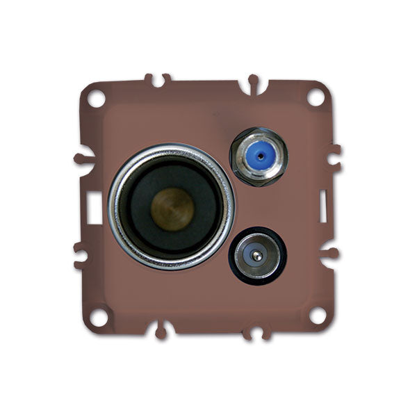 GalaX PRS621 Brown DC+TV+SAT Socket