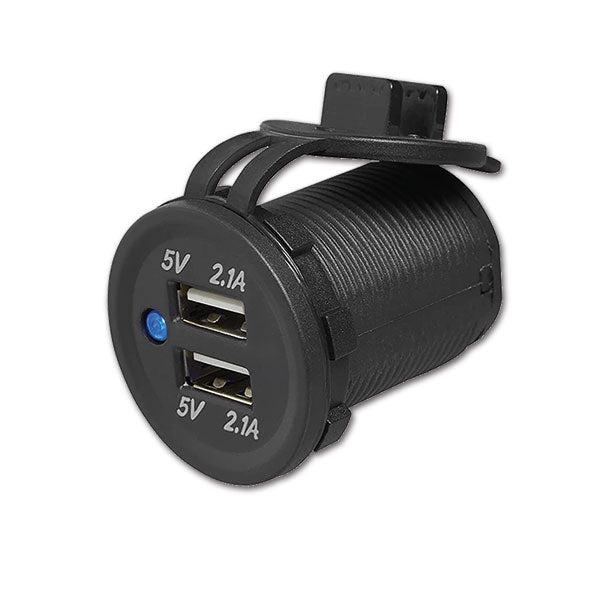 Doppia presa da pannello USB PRS907