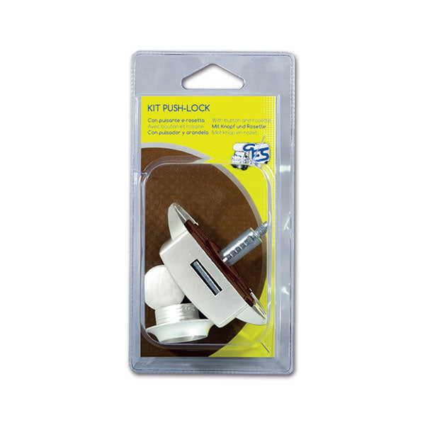 Kit Push-Lock bianco - blister PSH05BC