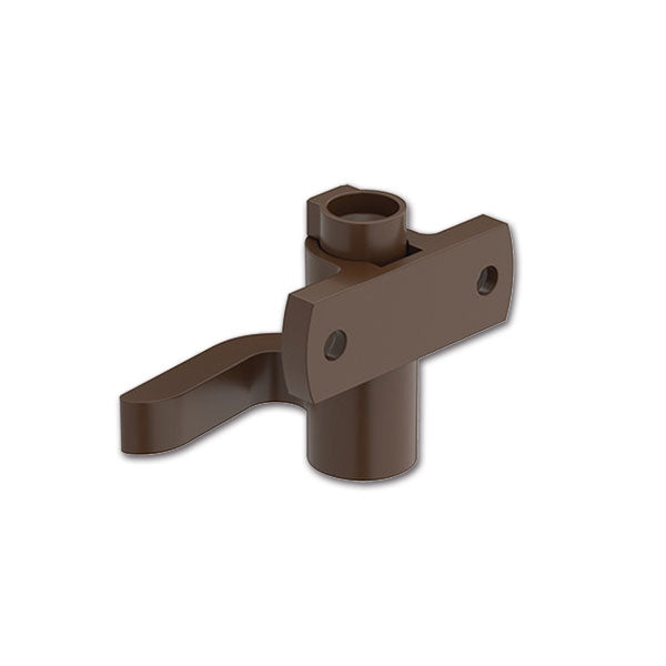 Gancho izquierdo para muebles de autocaravana y caravana PSH18SM marrón