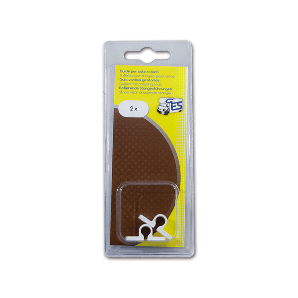 Kit 2 fermi per asta bianco blister 8032793932901