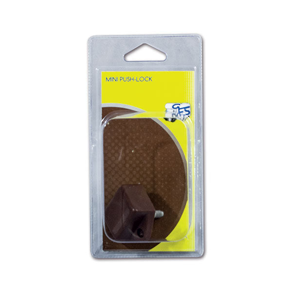 Mini Push-lock marrone blister 8032793932239