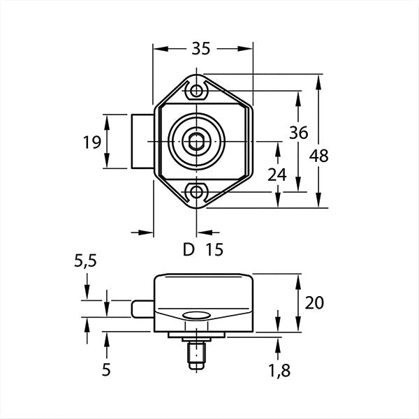 Mini Push-lock marrone blister 8032793932239