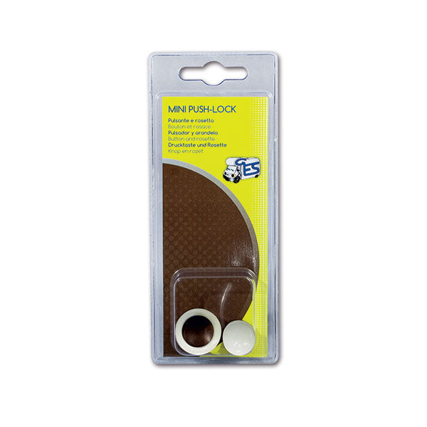 Mini pulsante e rosetta bianco - blister 8032793933151