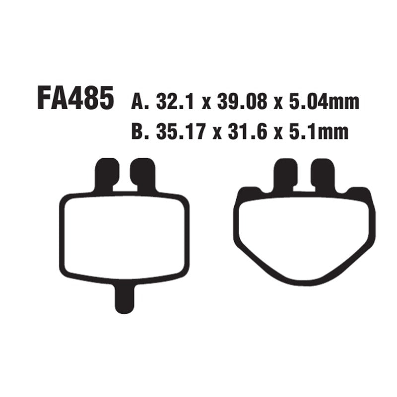 Ebc Pastiglie freno Tt Quadzilla Microbuggy FA485TT