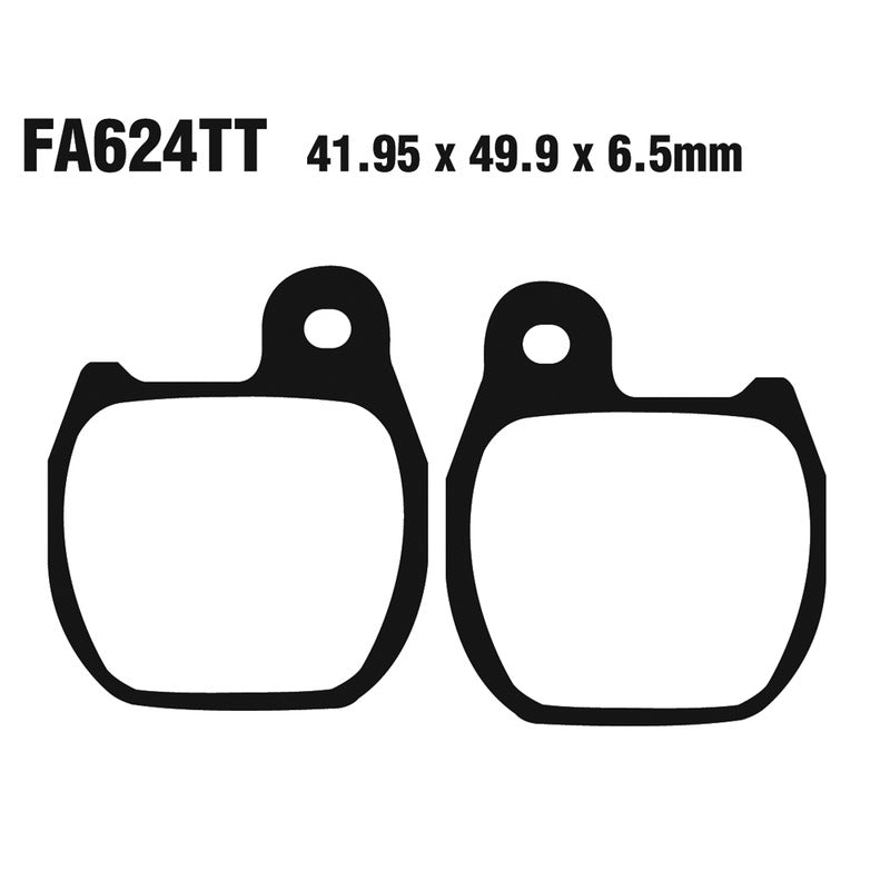 Ebc Pastiglie freno Tt Honda Tlm 250 88-92 FA624TT