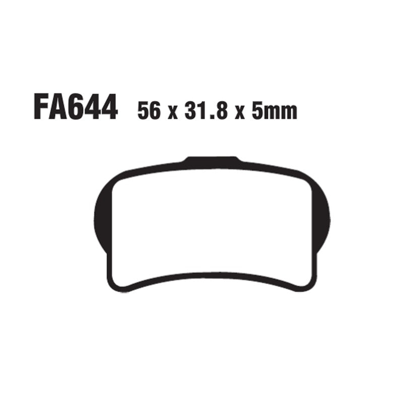 Ebc Pastiglie freno Tt Gas Gas Txt Racing 125/250/280 FA644TT