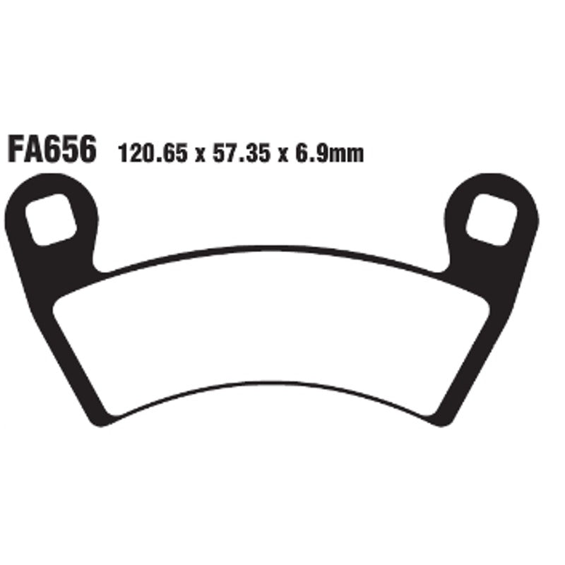 Ebc Pastiglie freno Tt Polaris Sportsman14-15 FA656TT