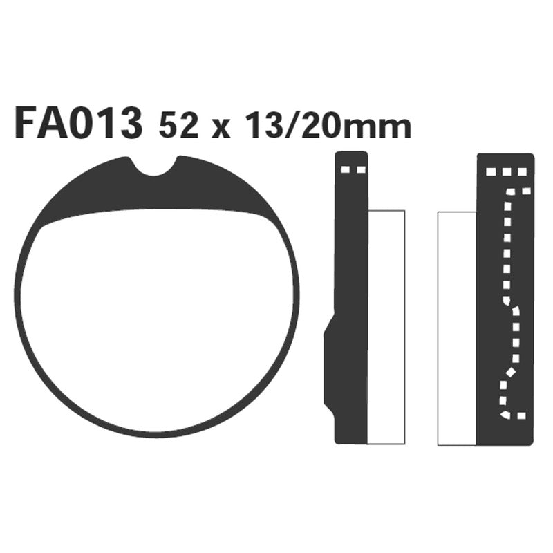 Ebc Pastiglie freno V Honda Cb 400/750 FA013V