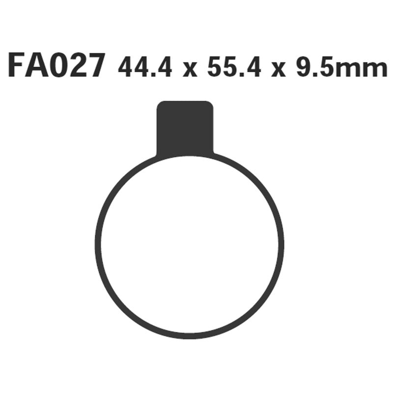 Ebc Pastiglie freno Norton Mk 73-75 Anteriore - Posteriore FA027