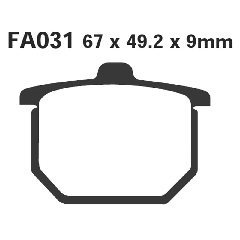 EBC Bremsbeläge Honda CB 750/900 79- FA031