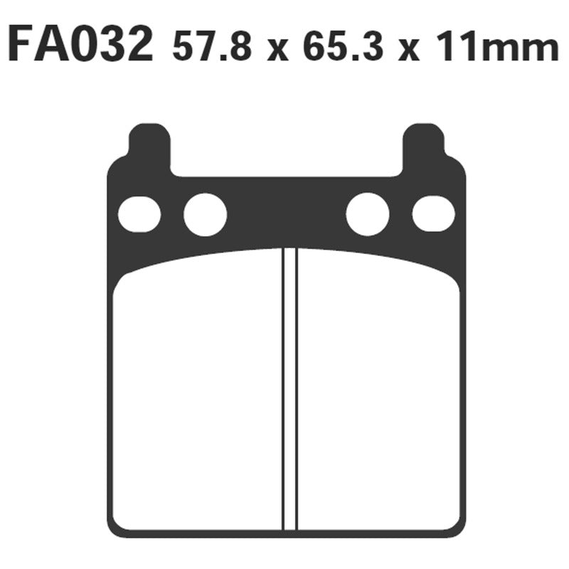Ebc Pastiglie freno Honda Cb 750-Gl100079- FA032