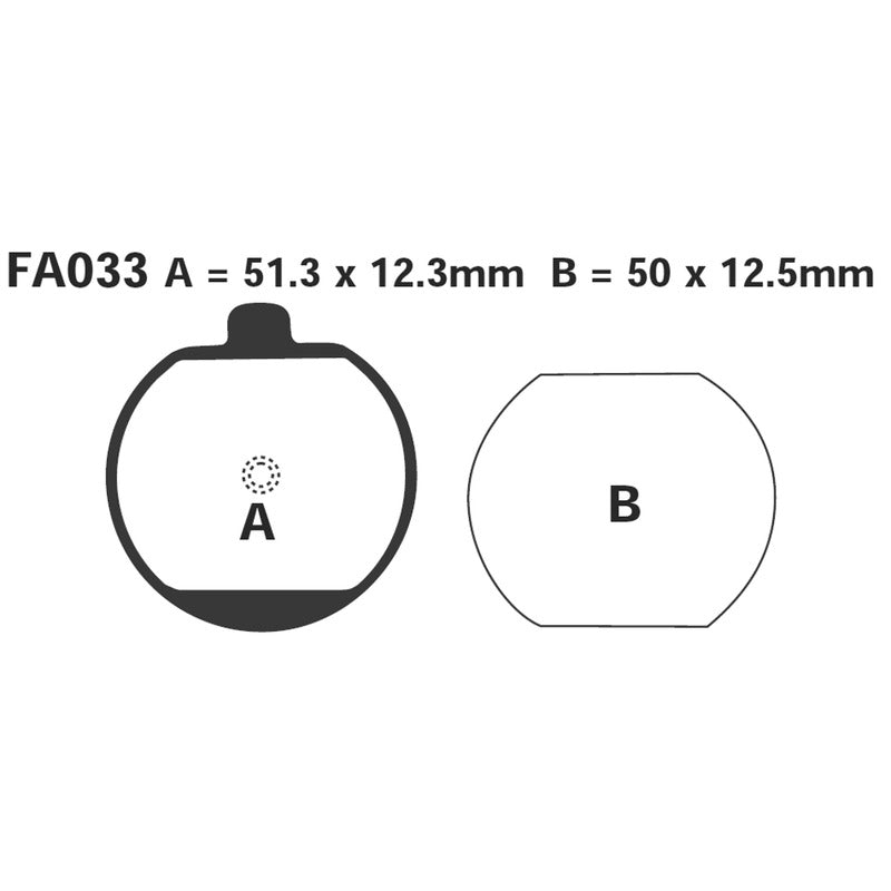 Ebc Pastiglie freno Kawasaki Z 650/1000 77- FA033