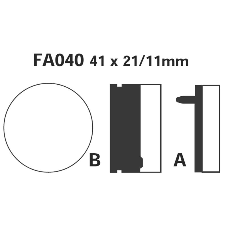 Ebc Pastiglie freno Honda Polaris-Honda FA040